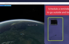 Mega hit. Strona pokazująca gdzie i kiedy masz oglądać sznur satelitów