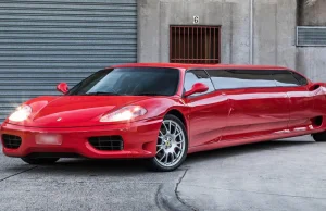 Limuzyna na bazie Ferrari 360 Modena została wystawiona na sprzedaż