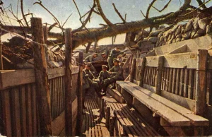 Kolekcja rzadkich kolorowych fotografii z niemieckiego frontu. Lata 1914-1918.