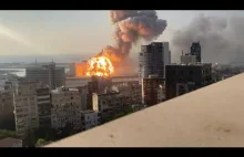 Wybuch w Bejrucie 4k + slow motion