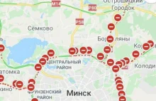 Mińsk jest odcinany od reszty Białorusi. Na ulicach pojawia się wojsko.