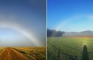 Meteorologiczny cud nad Podkarpaciem! Biała tęcza – coś Ci to mówi?