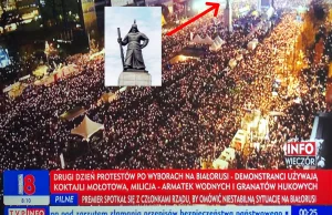 "TVP zamiast relacji z Białorusi, pokazała "obrazki" z Korei"