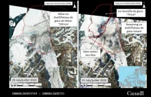 Ostatni lodowiec szelfowy Kanady zaczął się rozpadać