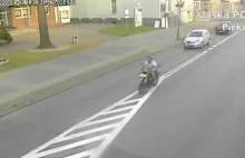 Ucieczka podczas próbnej jazdy motocyklem