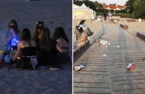 Alkohol, śmieci i głośna muzyka na sopockiej plaży. "Chcę słyszeć morze, nie..