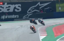 Potężny wypadek podczas wyścigu Moto2 na torze Red Bull Ring