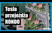 Autopilot przejeżdża przez rondo. + Parkowanie równoległe FSD!