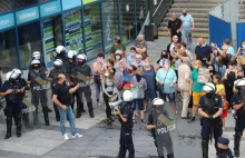 Protest przeciwko przemocy i nienawiści w Sosnowcu. Było ostro.