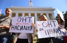 Pracownicy białoruskiej TV: na miejsce strajkujących przywieziono Rosjan
