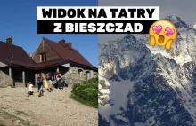 Widok na Tatry z Bieszczad (!) Niby 180km ale widok zacny