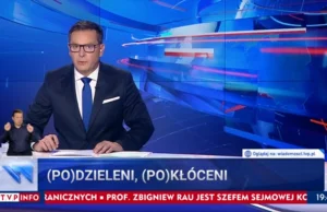 TVP przekracza kolejne granice w paskach Wiadomości.