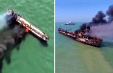 Kolizja statków i pożar na wodach chińskich, są ofiary