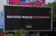 Billboardy antyLGBT w Białymstoku. Milcząca Większość kontra Tęczowy Białystok