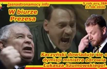 W biurze Prezesa‼Kaczyński dowiaduje się o dymisji ministra zdrowia...