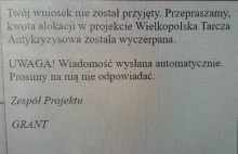 O 9.00 ruszył nabór na granty w Wielkopolsce. 9.00.01 koniec kasy