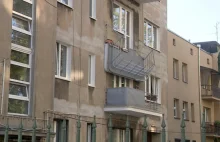 Łódź: oberwał się balkon. Do zdarzenia doszło kilka tygodni po remoncie