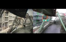 Wuppertal Schwebebahn porównanie 1902 a 2015 rok