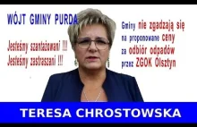 Mafia śmieciowa w Olsztynie działa - Jesteśmy szantażowani! Teresa Chrostowska