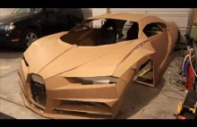 Tworzenie Bugatti Chiron z kartonu
