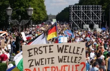 Berlin: Demonstracja przeciw ograniczeniom ws. Covid-19