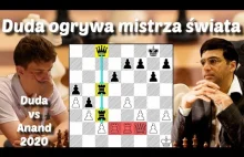 Jan-Krzysztof Duda 1-0 Anand, Polak wygrywa z byłem mistrzem świata w szachach!