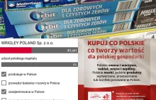 Biedronka promuje polskie produkty w tym gumy Orbit i Mirindę