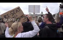 Tysiące protestujących w Londynie przeciwko działaniom rządu względem Covid-19
