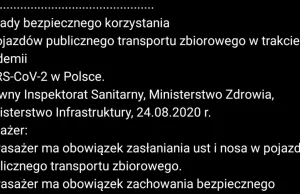 Minister edukacji: Zachowaj odstęp 1,5 metra w autobusie