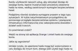 Włamanie i wyciek danych z Orange?