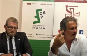 Neofaszysta Roberto Fiore w Warszawie zagrzewał Grzegorza Brauna do walki.