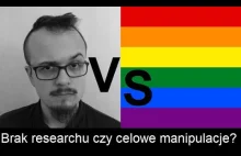 Wojna Idei vs LGBT - brak researchu czy celowe manipulacje?