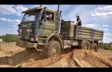 Potężna Scania 6x6 V8 w Terenie