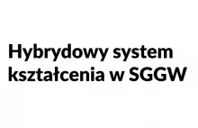 Organizacja nauki w semestrze zimowym 2020/2021 na SGGW