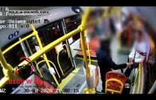 Całe nagranie z zajścia w autobusie