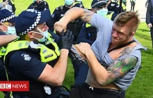 Masowe aresztowania w Australii na proteście przeciwko lockdownowi
