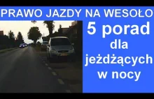 Prawo jazdy na wesoło: 5 rzeczy, o których warto pamiętać prowadząc auto w nocy