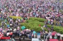Białoruś: Setki tysięcy osób bierze udział w Marszu Jedności w Mińsku