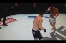 Bardzo brutalny nokaut na polskiej gali MMA