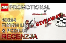 NAGRODA GIVEAWAY | LEGO PROMOTIONAL 40194 FINISH LINE AND PODIUM | LEGO RECENZJA