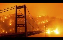 NIEPRAWDOPODOBNE ! Pożary w Kalifornii zmieniły niebo na pomarańczowe !
