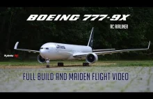 Zdalnie sterowany Boeing 777-9x w skali 1:20.