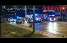 Wypadek na Rondzie w Płocku. Z udziałem radiowozu 12.09.2020