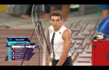 Armand Duplantis 6.15m Outdoor Pole Vault World Record | Rome 2020