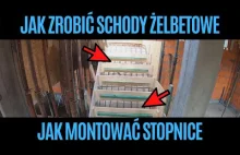 Jak zrobić schody żelbetowe. Jak montować stopnice?