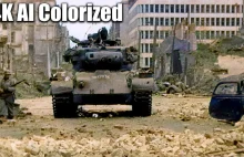 Pojedynek czołgów w Kolonii - jedna ze słynnych scen II Wojny Światowej w...