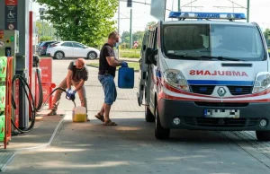 Skandal w Zabrzu! Z karetki zrobili cysternę. Zamiast pacjentów wożą paliwo