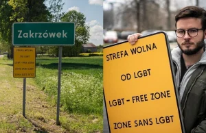 Gmina Zakrzówek pozywa Barta Staszewskiego za tabliczki "strefa wolna od LGBT"