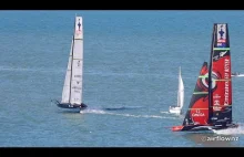 Jachty z Pucharu Ameryki żeglują w Auckland - wrzesień 2020