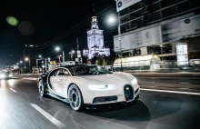 Bugatti Chiron zawitał do Warszawy. Hiperauto nie znalazło się tu przypadkiem